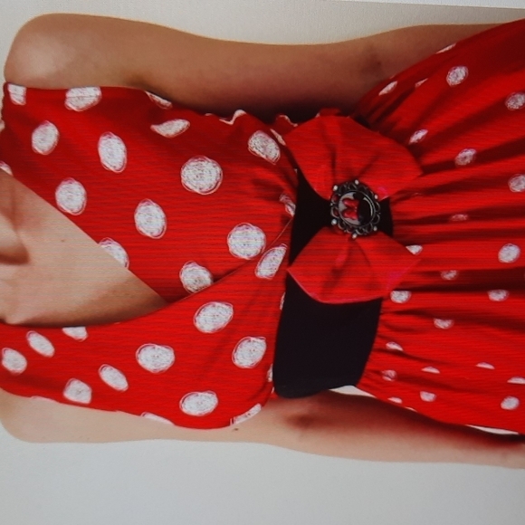 Disney Parks Authentic small Minnie Mouse Halloween Disneybound dress small - Picture 4 of 14